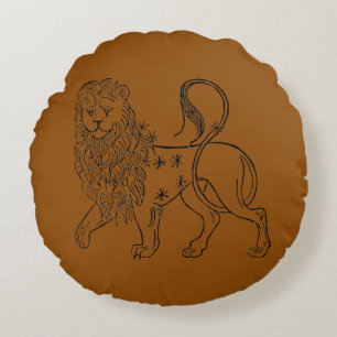Almofada Redonda Zodíaco: Leo, 1494
