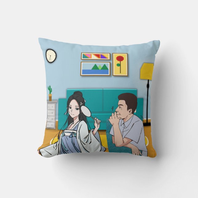 Almofada Reflexões da Grace - Harmonia da Sala de Vida (Frente)