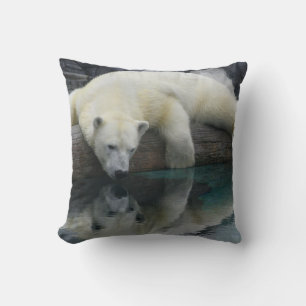 Almofada Reflexões de um Urso Polar Branco