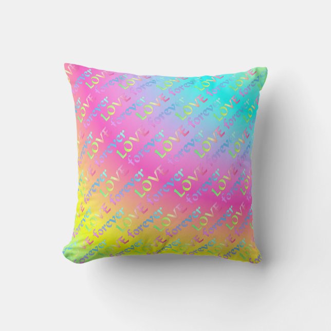 Almofada Regenbogen Love forever (Frente)