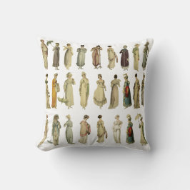 Almofada Regency Fashion Inspirou Travesseiro de 16"