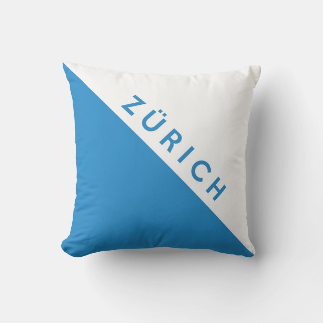 Almofada Região suíça da bandeira da suiça da província de (Frente)