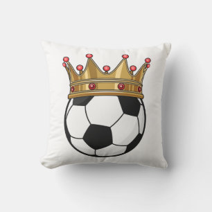 Almofada Rei da Coroa de Futebol