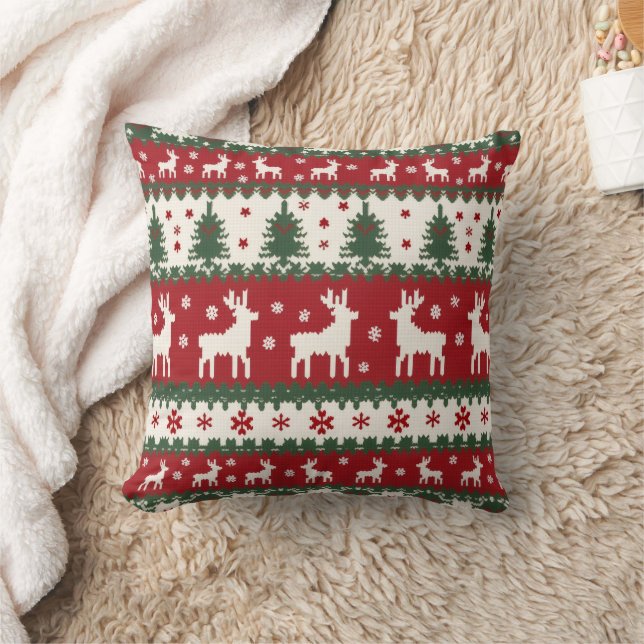 Almofada Reindeer Christmas Pillow (Cobertor)