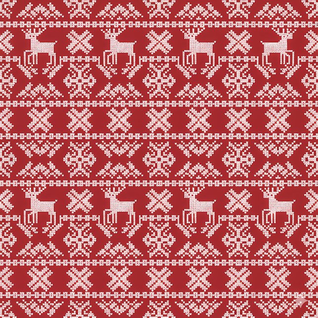 Almofada Reindeer Pattern (Criador carregado)