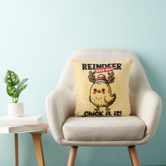 Almofada Reindeer Sold Out, Chick It Is – Funny Design