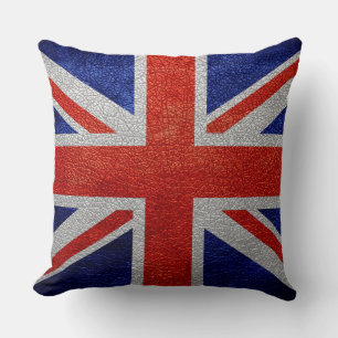Almofada Reino Unido Flag Vintage