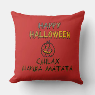 Almofada Relaxe a Coleção Feliz de Halloween