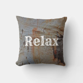 Almofada Relaxe Latido de Woodgrain Foto Brown Rustic