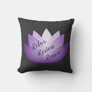 Almofada Relaxe Restaurar Renovar Flor de Lotus Puro