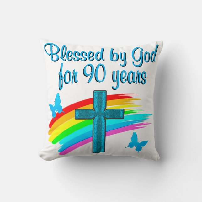 ALMOFADA RELIGIOSO COM 90 ANOS (Frente)