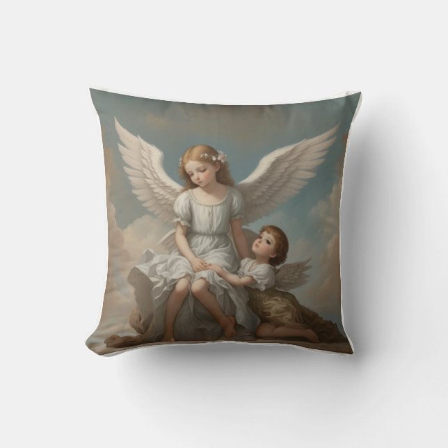 Almofada Religious Child Angels Pillow (Frente)
