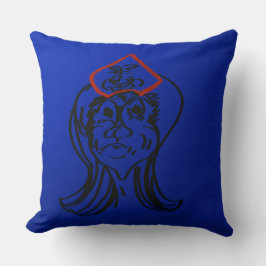 Almofada Reluctant Queen Animation Throw Pillow