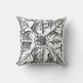 Almofada Renascença Travesseiro decorativo Flor Artístico