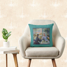 Almofada Renoir Vintage Art - Almoço no Restaurante Fournai