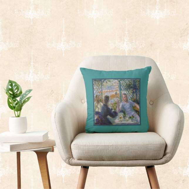 Almofada Renoir Vintage Art - Almoço no Restaurante Fournai (Criador carregado)