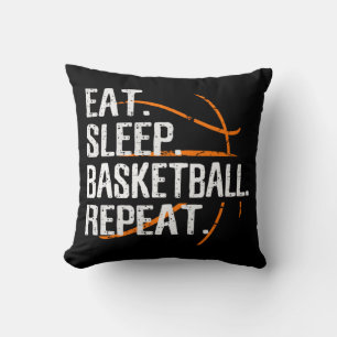 Almofada Repetição no Basquete De Sono - Presente Para Basq