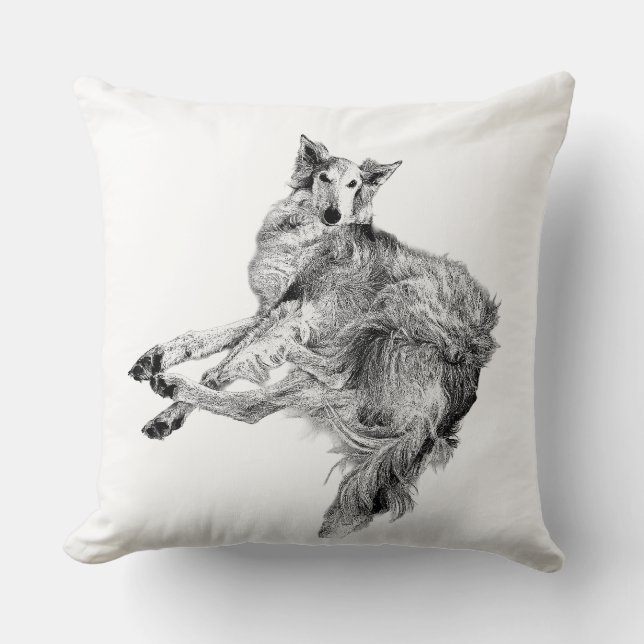 Almofada Repouso em Forma – Silken Windhound (Frente)