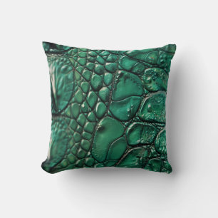 Almofada Reptilian Chic Emerald Design