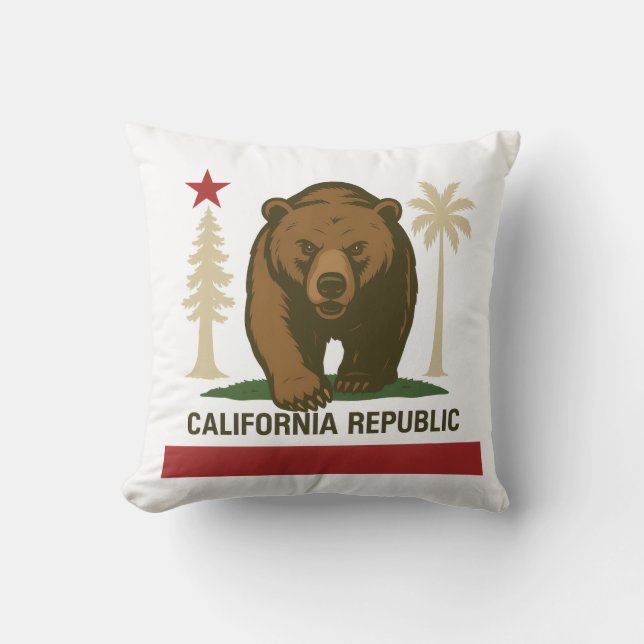 Almofada República da Califórnia (Frente)
