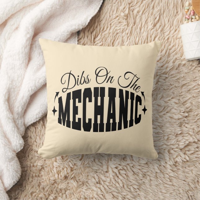 Almofada Reserva no Mecânico Piadas Cônjuge de Mecânico Sar (Cobertor)