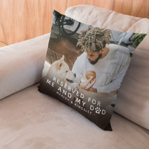 Almofada 'Reservado para mim e meu Pai' 2 x Foto