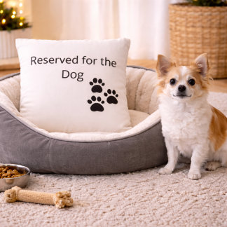 Almofada Reservado para o Travesseiro de Cachorro Decoração