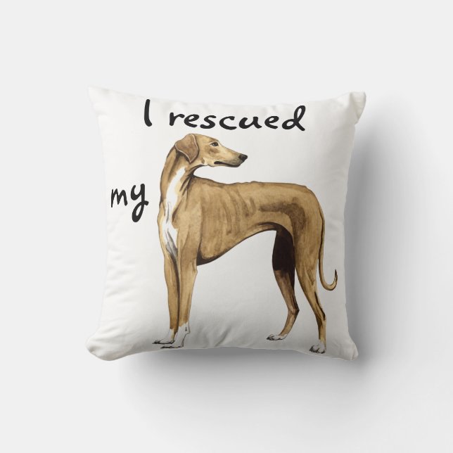 Almofada Resgate Azawakh (Frente)