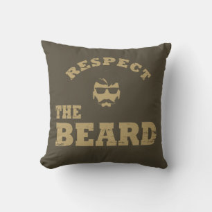 Almofada Respeite o homem com a barba