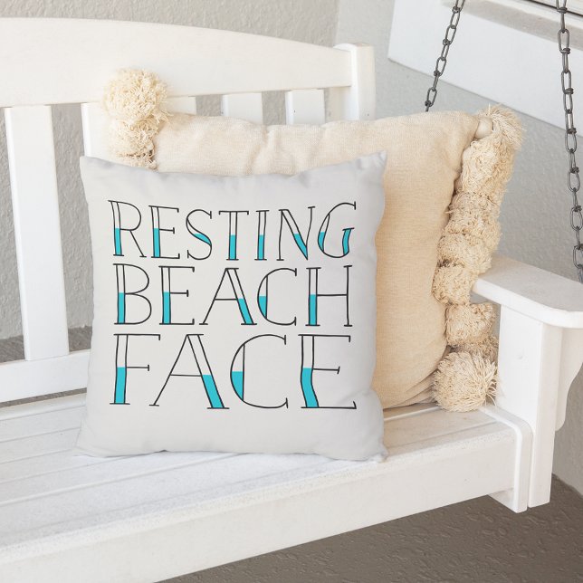 Almofada Resting Beach Face Outdoor (Criador carregado)