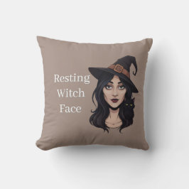 Almofada Resting Witch Face | Funny Halloween 