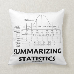 Almofada Resumo das Estatísticas (Distribuição da Curva 