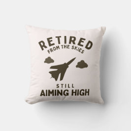 Almofada Retirada Engraçada Da Força Aérea Dizendo Retirada