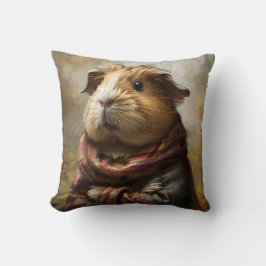 Almofada Retrato Clássico De Um Porco-Guiné