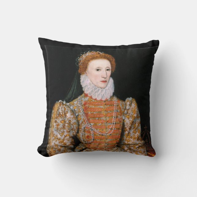 Almofada Retrato da Rainha Elizabeth I da Inglaterra (Frente)