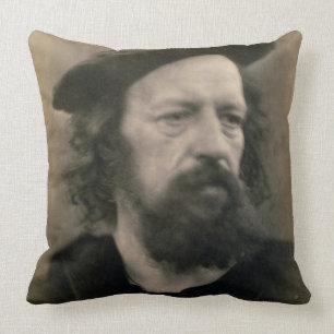 Almofada Retrato de Alfred, senhor Tennyson (1809-92)