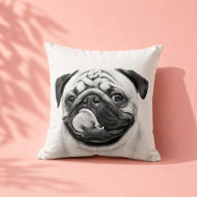 Retrato de animal de estimação minimalista em pret