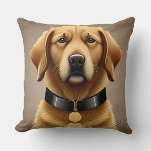 Almofada Retrato de Golden Retriever