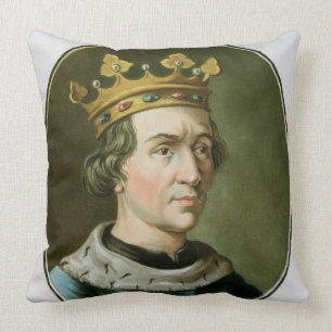 Almofada Retrato de Louis VIII, chamado "Le Leão", rei de