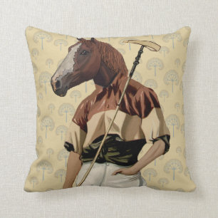 Almofada Retrato de Polo Horse