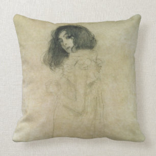 Almofada Retrato de uma jovem mulher, 1896-97
