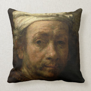 Almofada Retrato do artista em sua armação, detalhe de