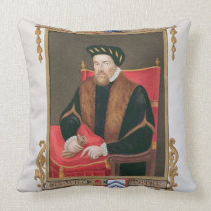 Almofada Retrato do senhor William Petre (c.1505-72) 'de
