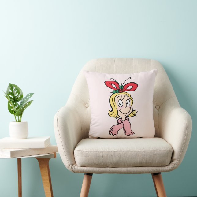 Almofada Retrato Doce Cindy Lou Quem (Cadeira)