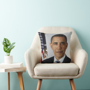 Almofada Retrato Oficial do Presidente Barack Obama 1rua
