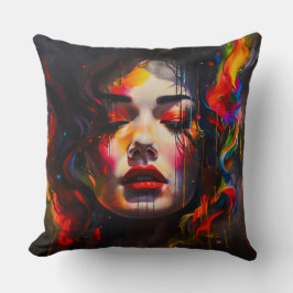 Almofada Retrato Surreal Negrito