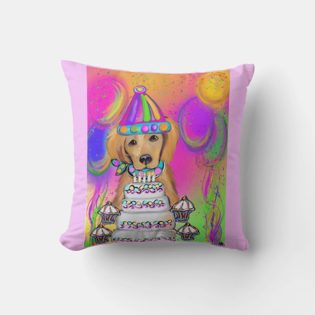 Almofada Retriever Dourado (Frente)