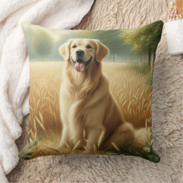 Almofada Retriever Dourado