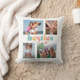 Almofada Retro 4 Foto Melhores Amigas Besties