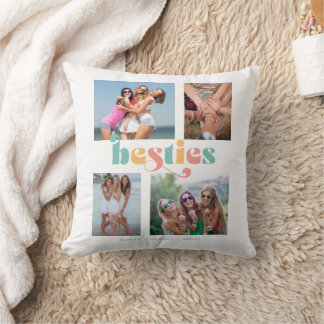 Almofada Retro 4 Foto Melhores Amigas Besties